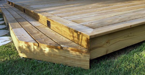 Backyard Step Construction